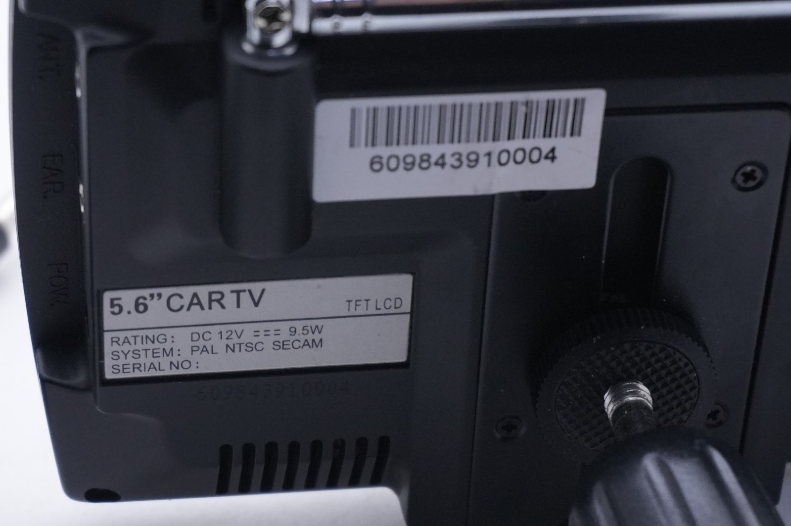 IN CAR 5.6″ MONITOR TELEVISION TV 12Volt 11-214-285