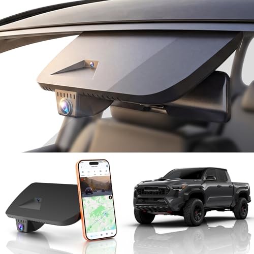 Front 4K Dash Cam fit for Toyota Tacoma 2024 2025 2026 4th gen 24-26+4K+64G Set