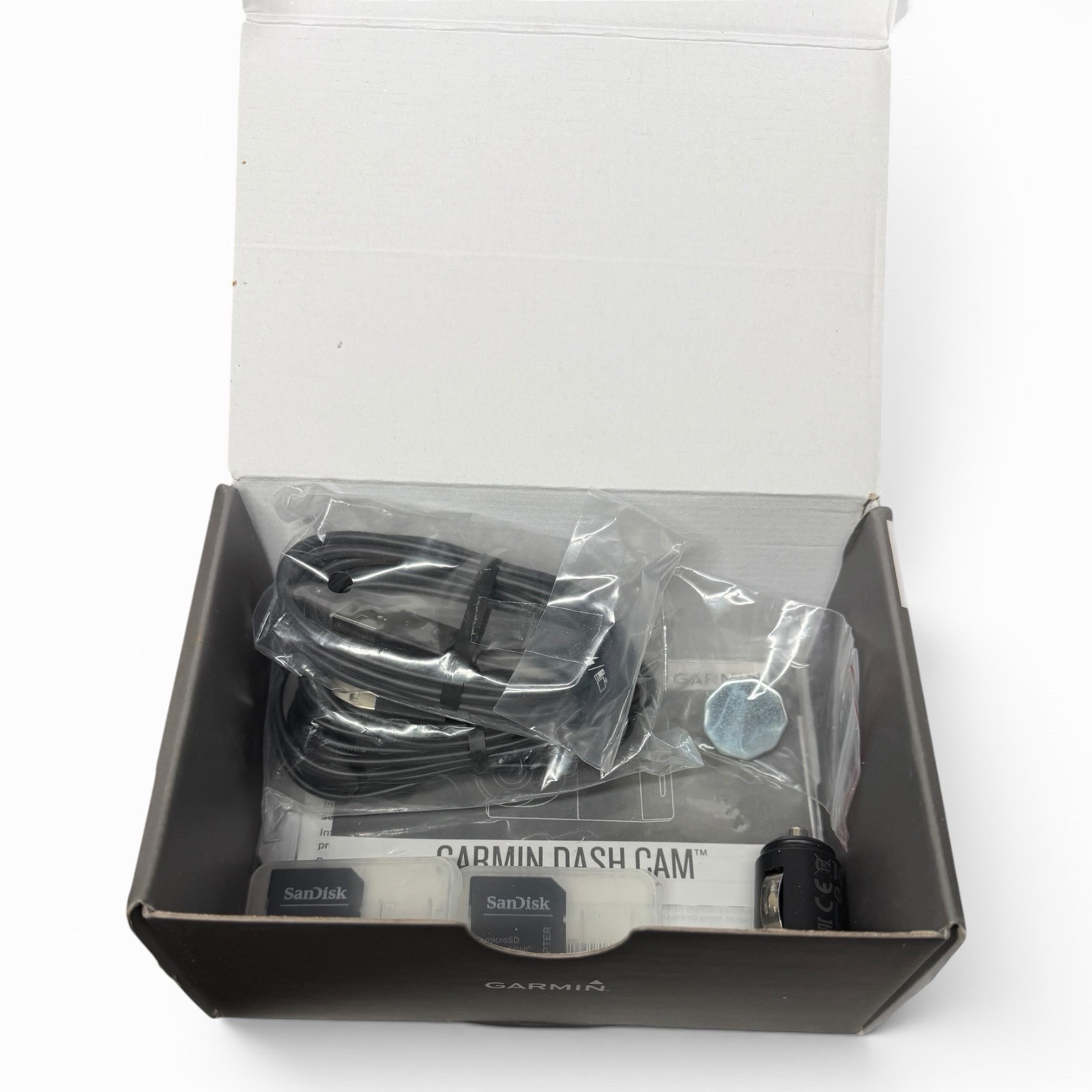 Garmin Dash Cam 46 1080p Wide Lens Camera BOX AND MANUALS ONLY