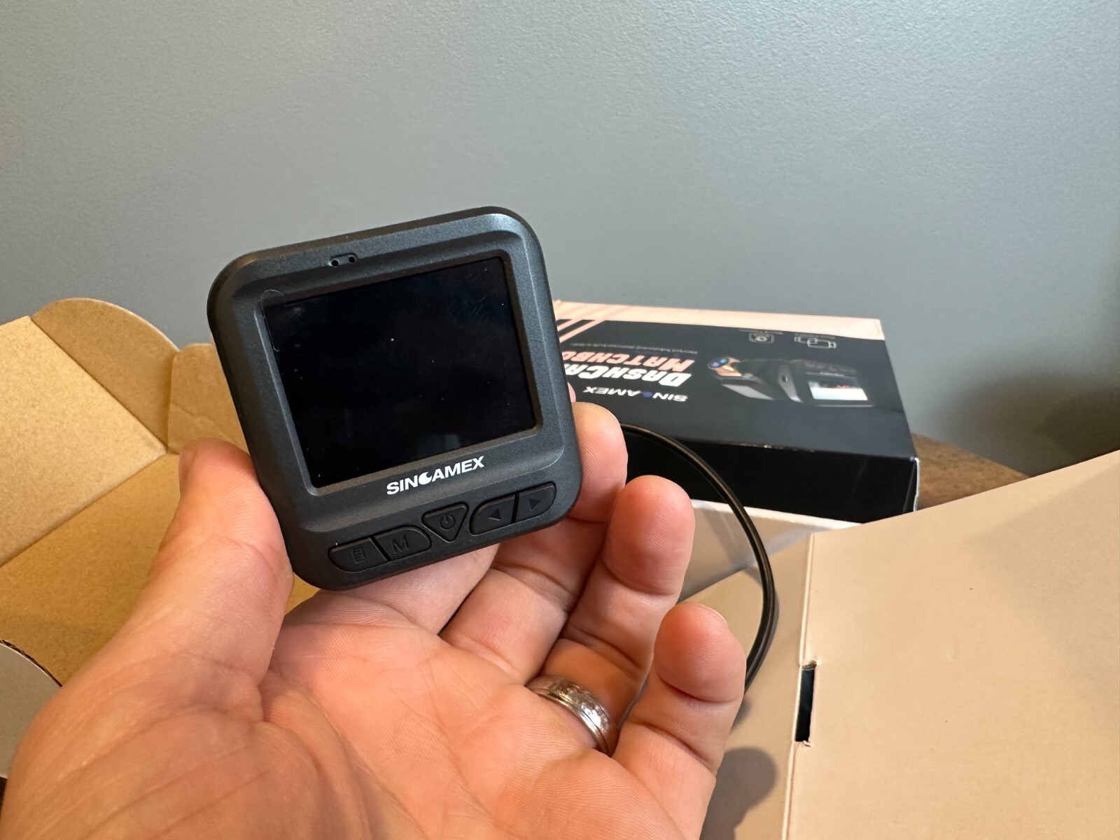 Sincamex Matchbox Mini Front and Rear Dashcam