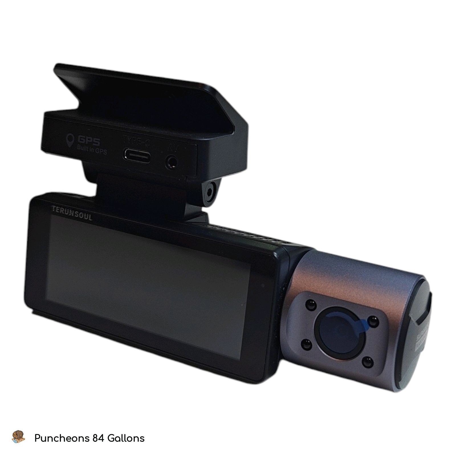 TERUNSOUL FW983A 4K 5.8GHz WiFi Dash Cam Front and Rear with 3.16″ IPS & GPS