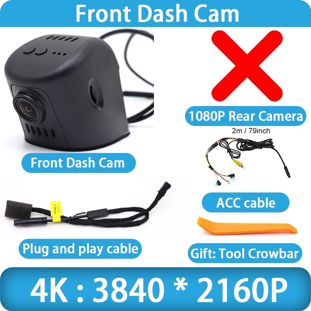 DVR Dash Cam Camera For Audi A6 e-tron e tron S6 RS6 C8 4K A7 S7 RS7 A8 S8 D5 4N