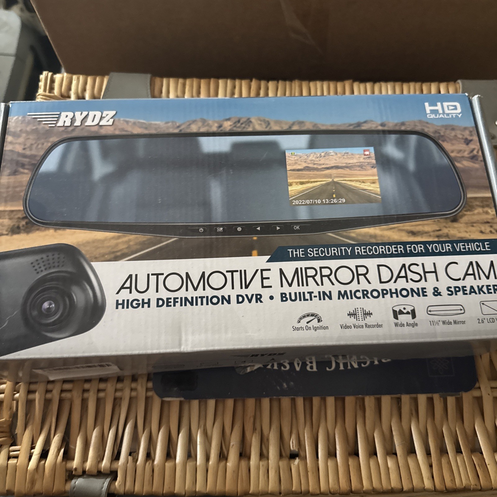 Rydz Automotive Hd Rearview Mirror Cam Recorder w/ Rear Camera New Sealed!