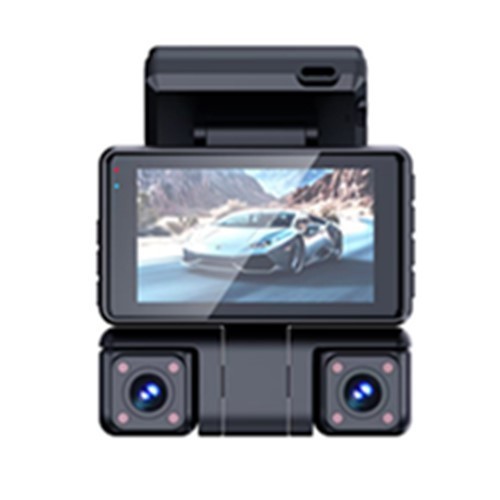3in 4Lens Car Dash Camera DVR Parking Monitor 170° Driving Recorder Night Vision