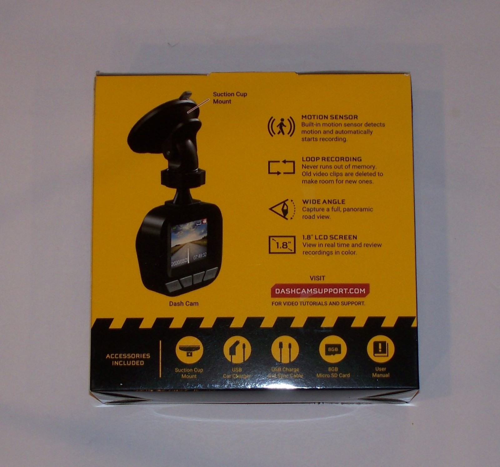 PILOT DASH CAM 720P HD RESOLUTION