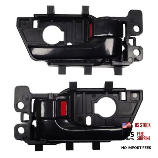 2Pcs Interior Door Handles for Kia Forte 2010 2011 2012 2013, Front/Rear Left