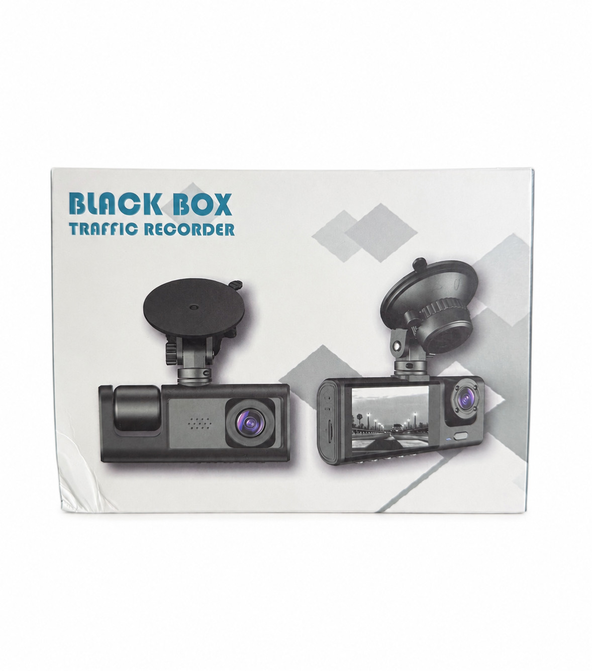 Black Box Dual Channel Lens Car Dash Cam Traffic Video Recorder