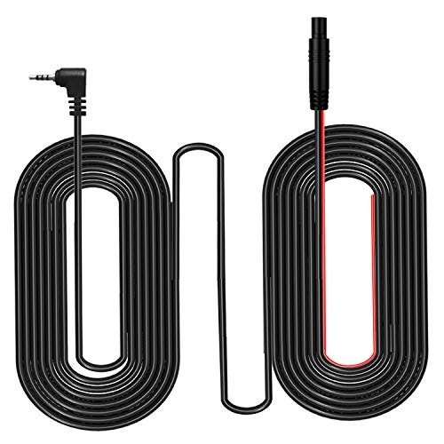 33ft 4 Pin Dash Cam Cable, 2.5mm Male to 4 Pin Backup Camera Cord for Trucks, RV