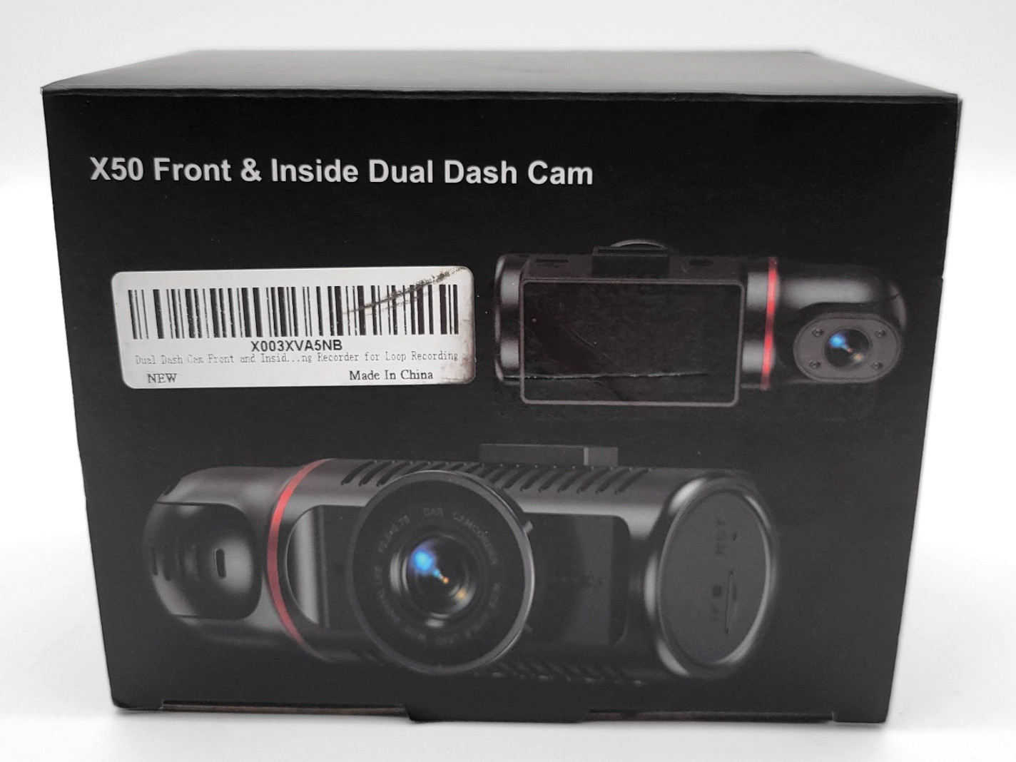 Vlokda X50 Front & Inside 1080p FHD Park Monitoring Dual Dash Cam