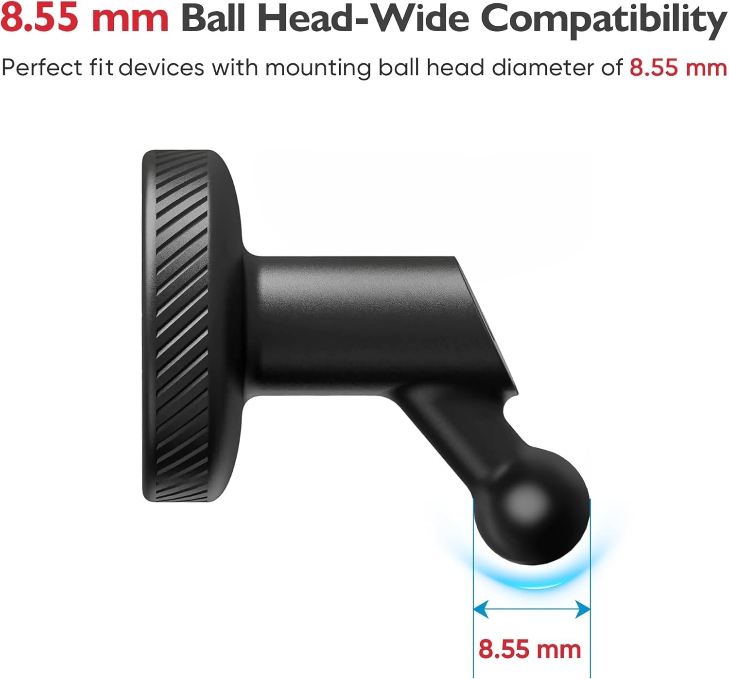 Magnetic Mount for Garmin Dash Cam,With 2 Magnetic Piece,Compatible with Garmin