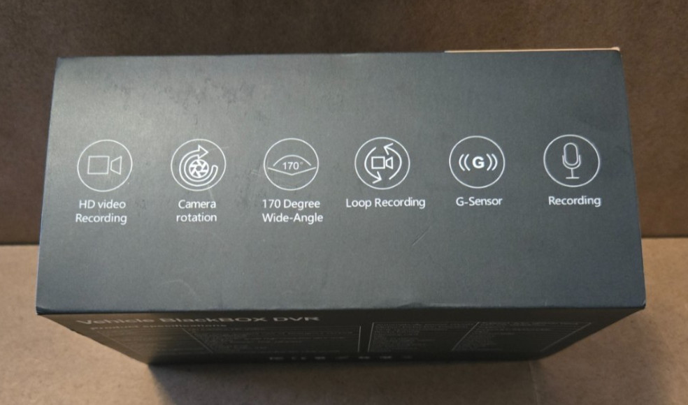 Vehicle Blackbox DVR Dual Lens Dash Cam 4K Full UHD Car Camera Front & Rear