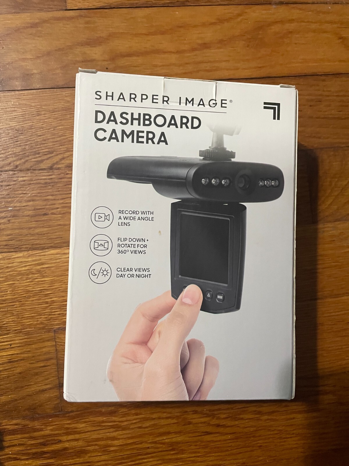 Sharper Image Dashboard Camera, Rotates For 360 Views NIB