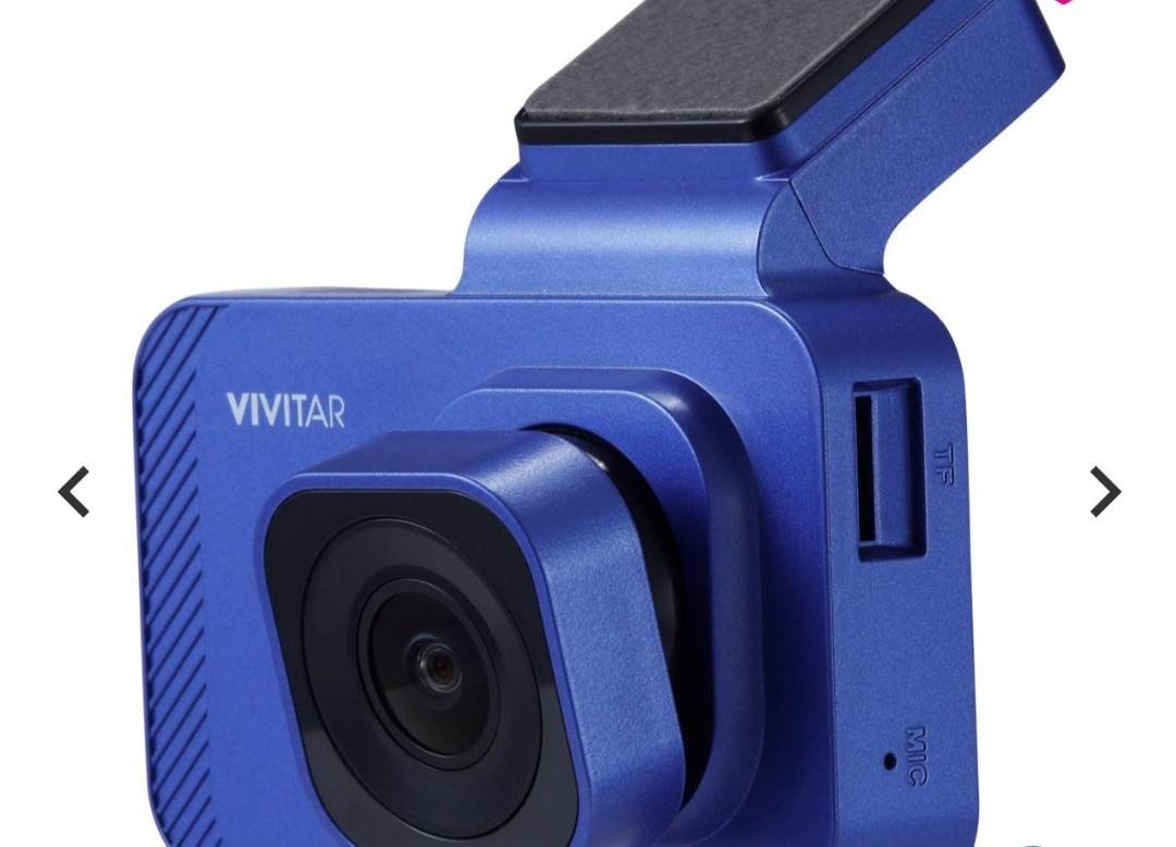 Vivitar AI Drive Cam 4K HD Two-way Dash Cam Blue Built in WiFI & GPS