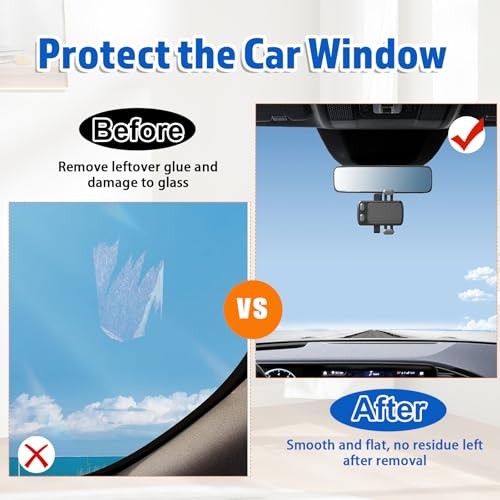 4 Pcs Electrostatic Sticker Mounting Dash Cam 4 Pcs Double-Sided Sticker for
