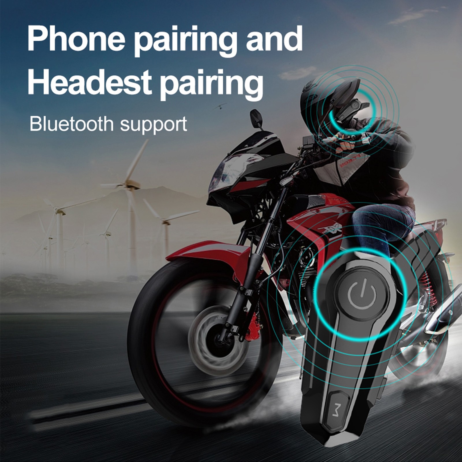 6.25″ Motorcycle GPS Navigator Wireless CarPlay Android Auto with HD Camera IP67
