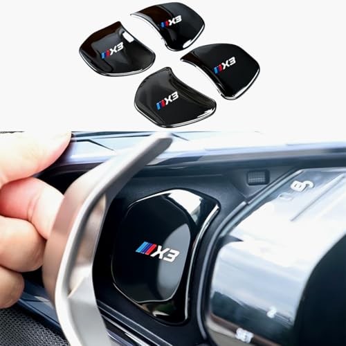 Car Inner Door Handle Panel Covers for BMW X3 2025-2026 X3 Titanium Black