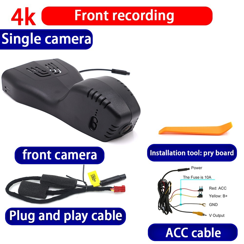 4K Wifi DVR Dash Cam Camera for BMW X6 M G06 F96 2019 2020 2021 2022 2023 2024