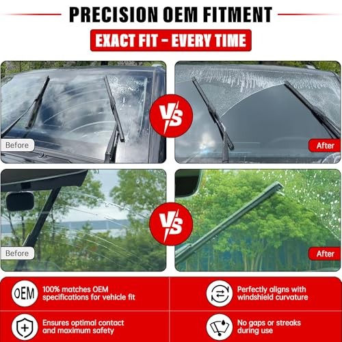 Windshield Wiper Blades Replacement for Volkswagen Golf 2015-20210, e-Golf