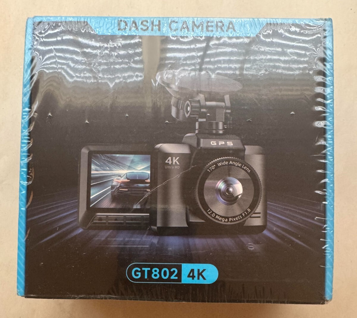 GT802 4K Dash Camera 32GB – BLACK – NEW IN BOX