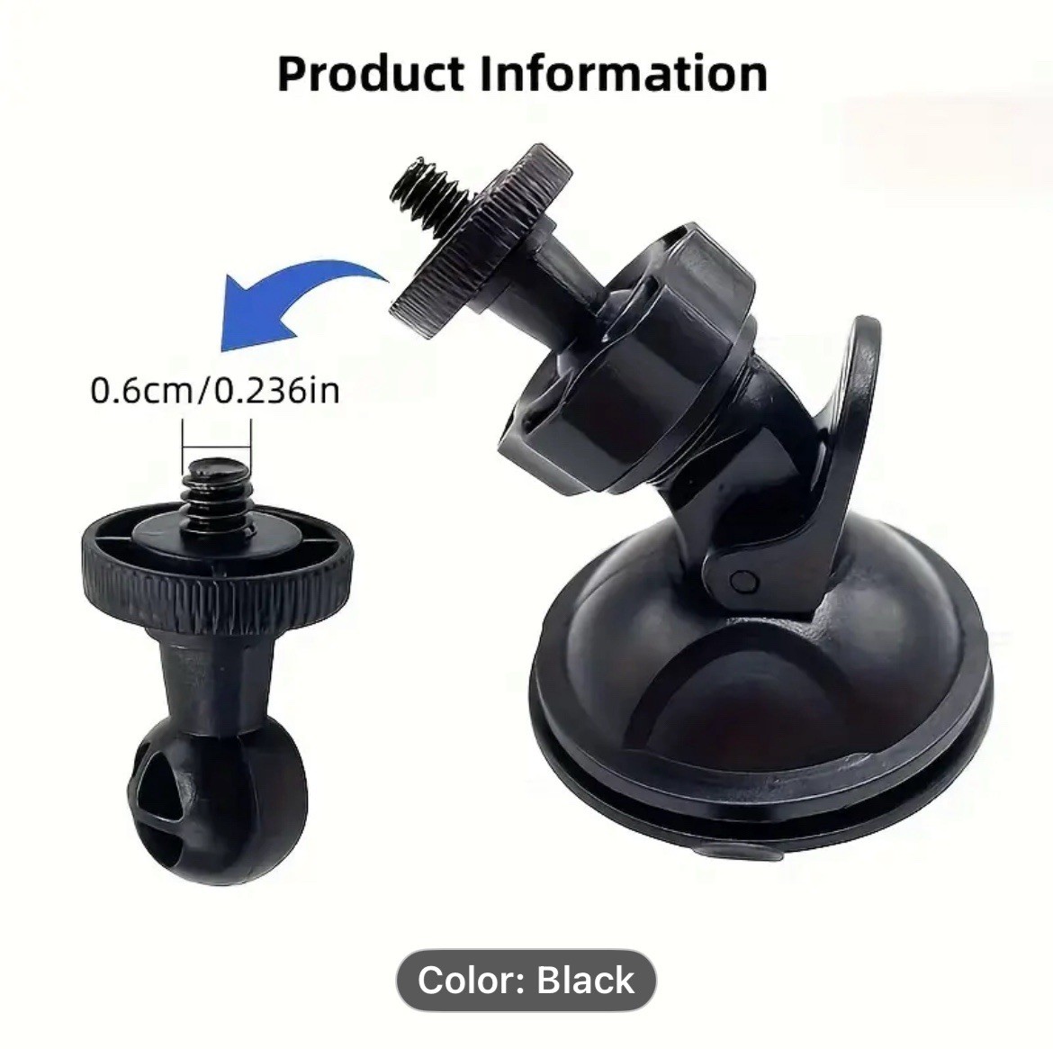For Car Dash Camera Holder Suction Cup Driving Recorder Bracket Mount Travel