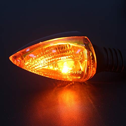 2 Pcs Motorcycle Front or Rear Fit for KTM EXC/Duke/Super Duke 07-20(Amber)