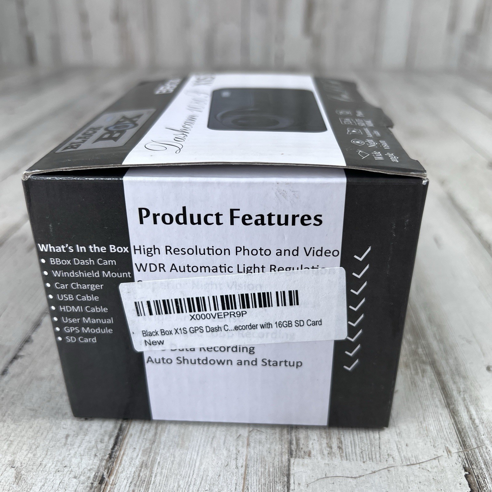 Black Box Dashcam 1080p HDMI, X1S, Car DVR, Auto Video, 2.7″ TFT