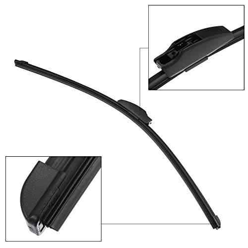 3 Pcs Front Rear Windscreen Wiper Blades Set for Mazda 2 DE 2007 2008 2009
