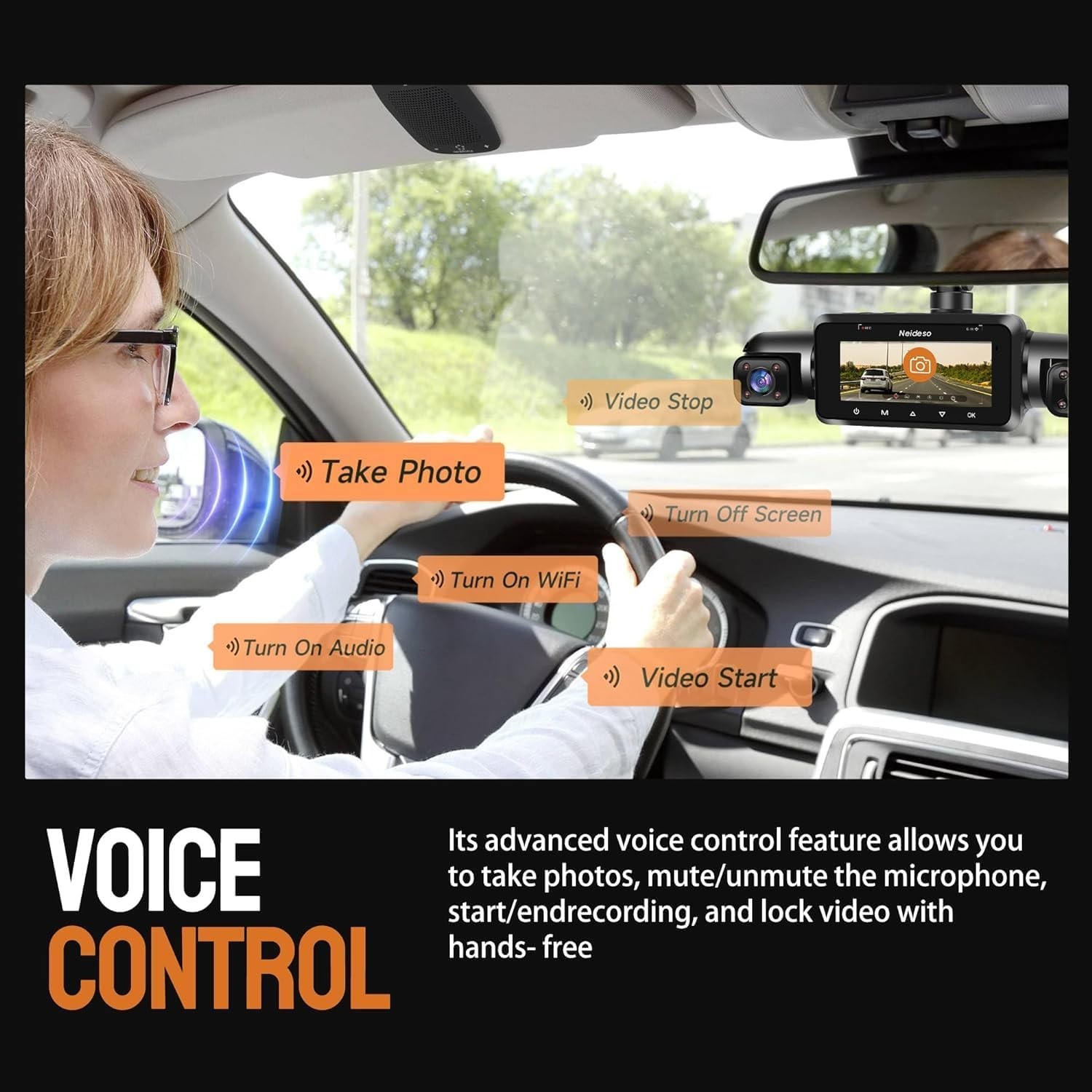 Mejor Camara De Seguridad FHD 1080P Para Carros De 360° Cámara De 4 Canales
