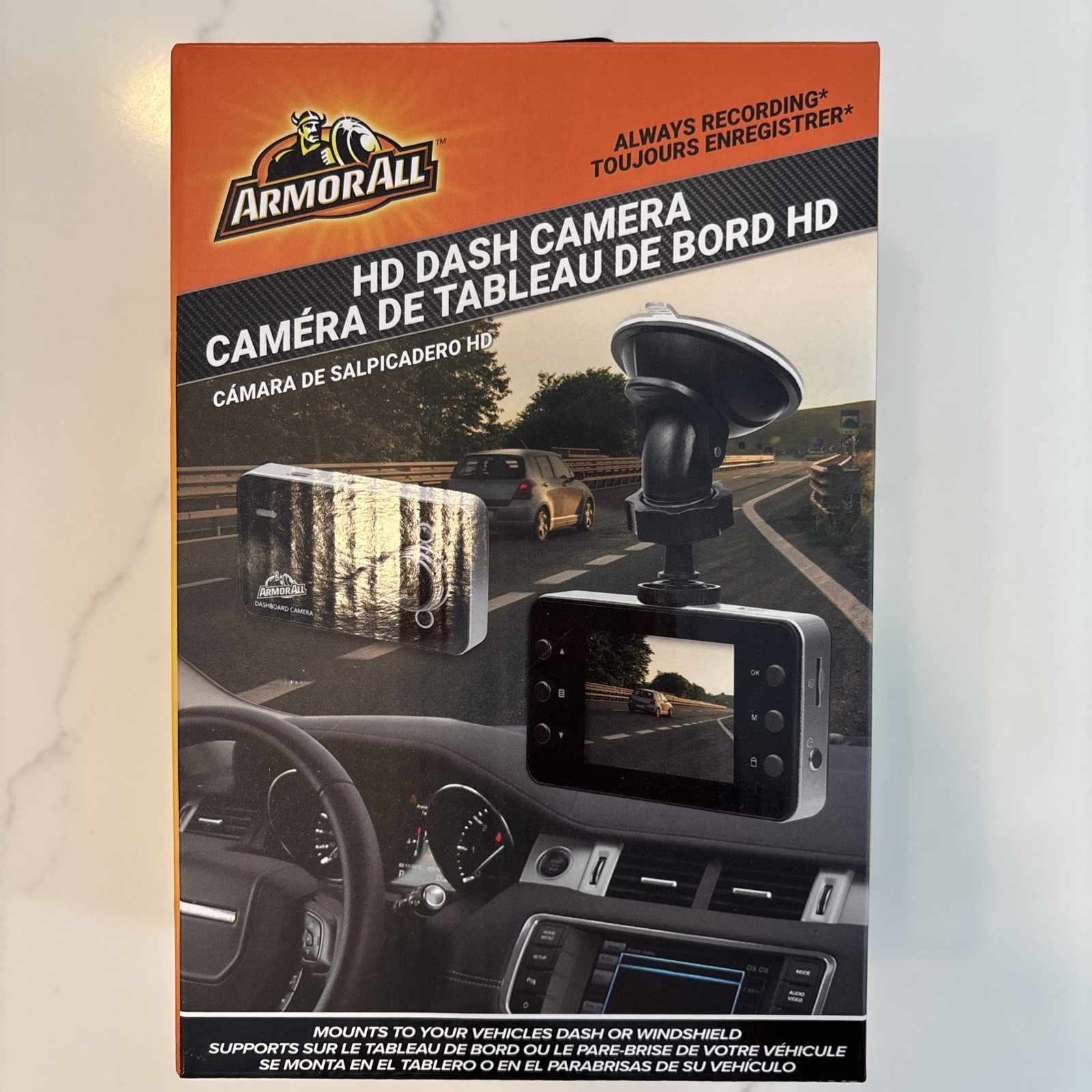 ArmorAll HD Dash Camera with Suction Mount 2.2″ Color LCD Screen