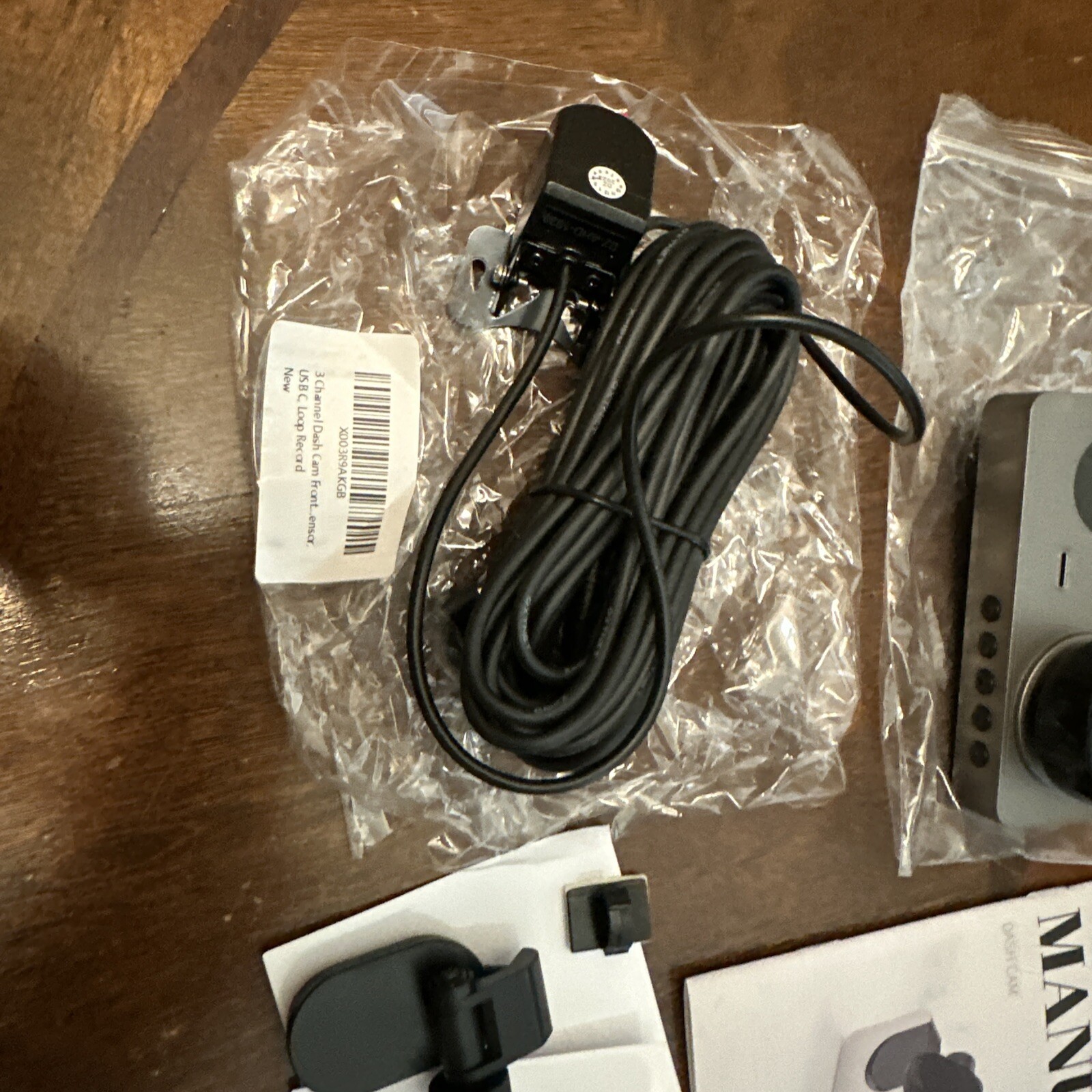 3 Channel Dash Cam Front and Rear Inside, 1080P Dash Camera for Car with 4 IR La