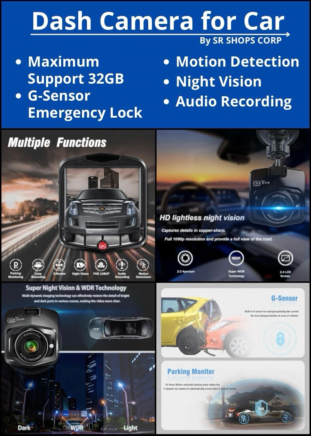Dash cameras for cars