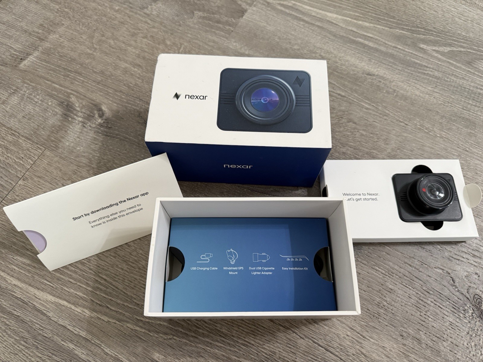 Nexar Beam Full HD 1080p 32GB SD Card Dash Camera – Black