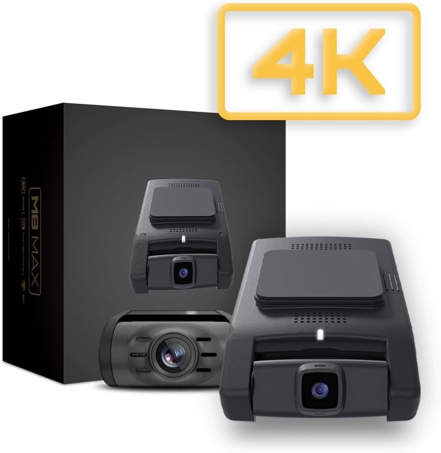 Momento M8 MD-8400 Wi-Fi + GPS Front & Rear Dash Camera Kit with 64GB MicroSD