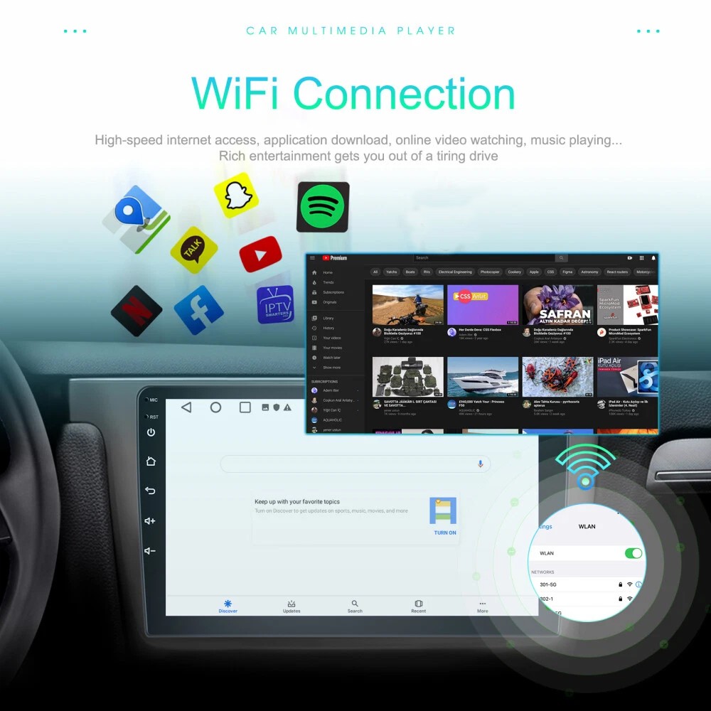 64GB For Toyota Sienna 2011-2014 Android 13 Car Stereo Radio Wifi BT GPS CarPlay