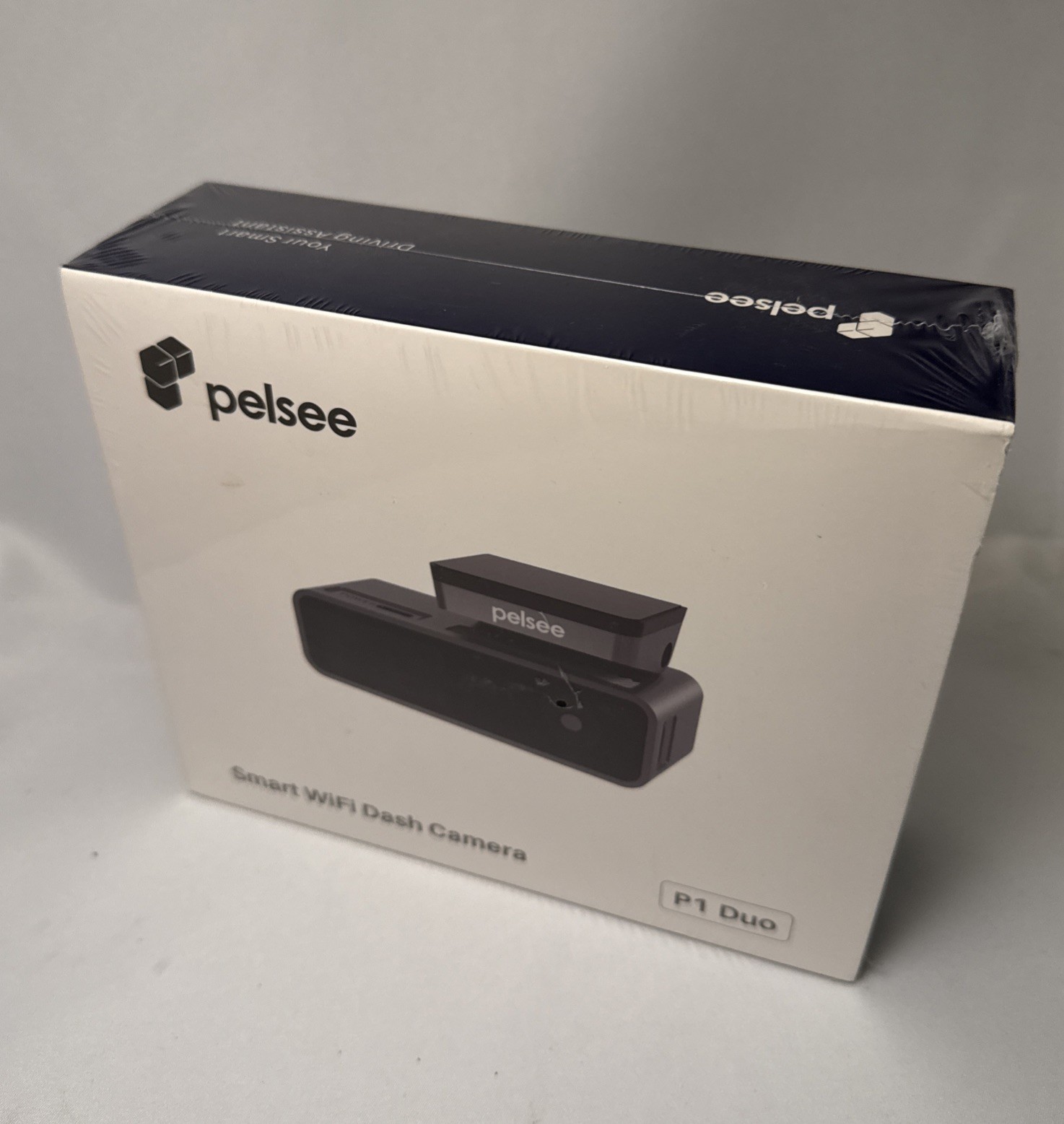 Brand NEW Sealed Pelsee P1 Duo Smart WiFi 4K Dash Camera Dashcam App Voice Night
