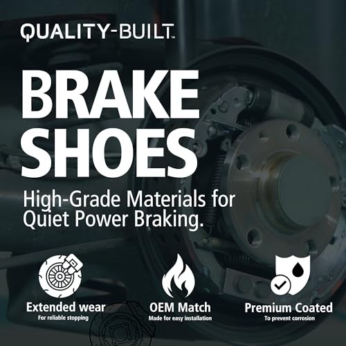 Rear Parking Brake Shoes, Compatible with 2000-2010 FPS796