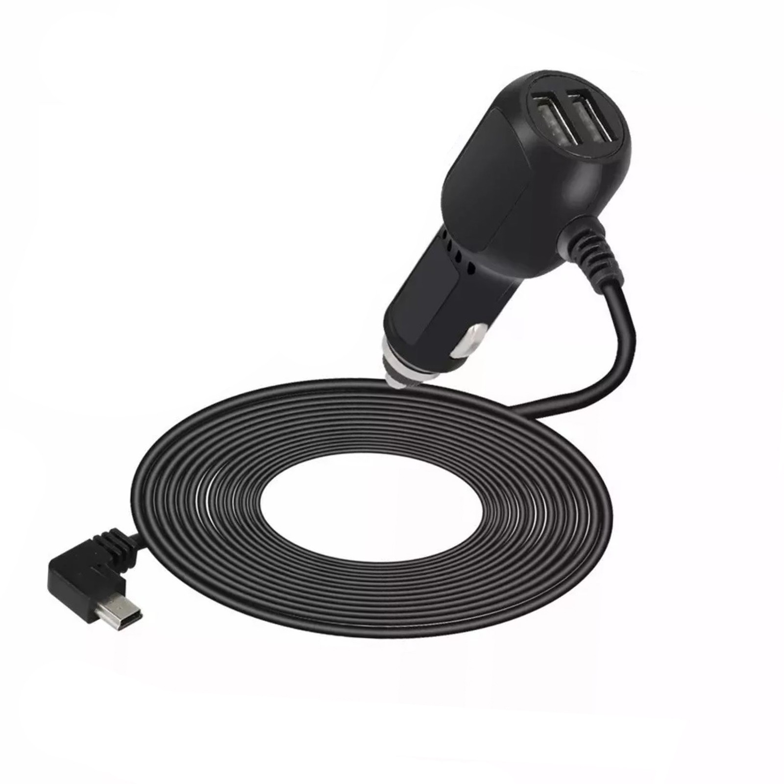 12V-24V USB Dash Cam Car Charger Cable Power Cord Supply for Camera GPS