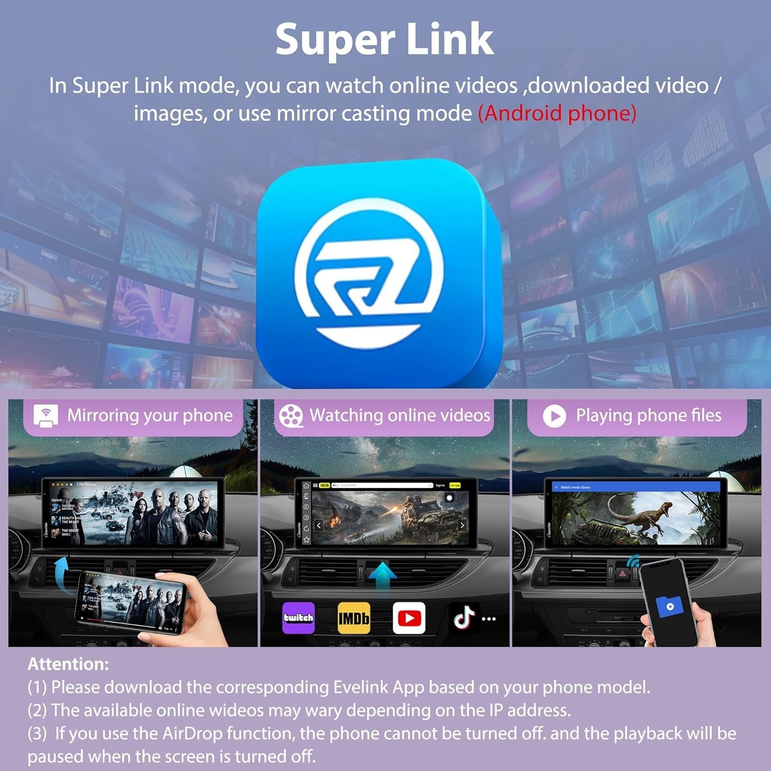 2025 Carpuride Wireless Carplay Android Auto with Dash Cam – 10.26 Inch HD I…