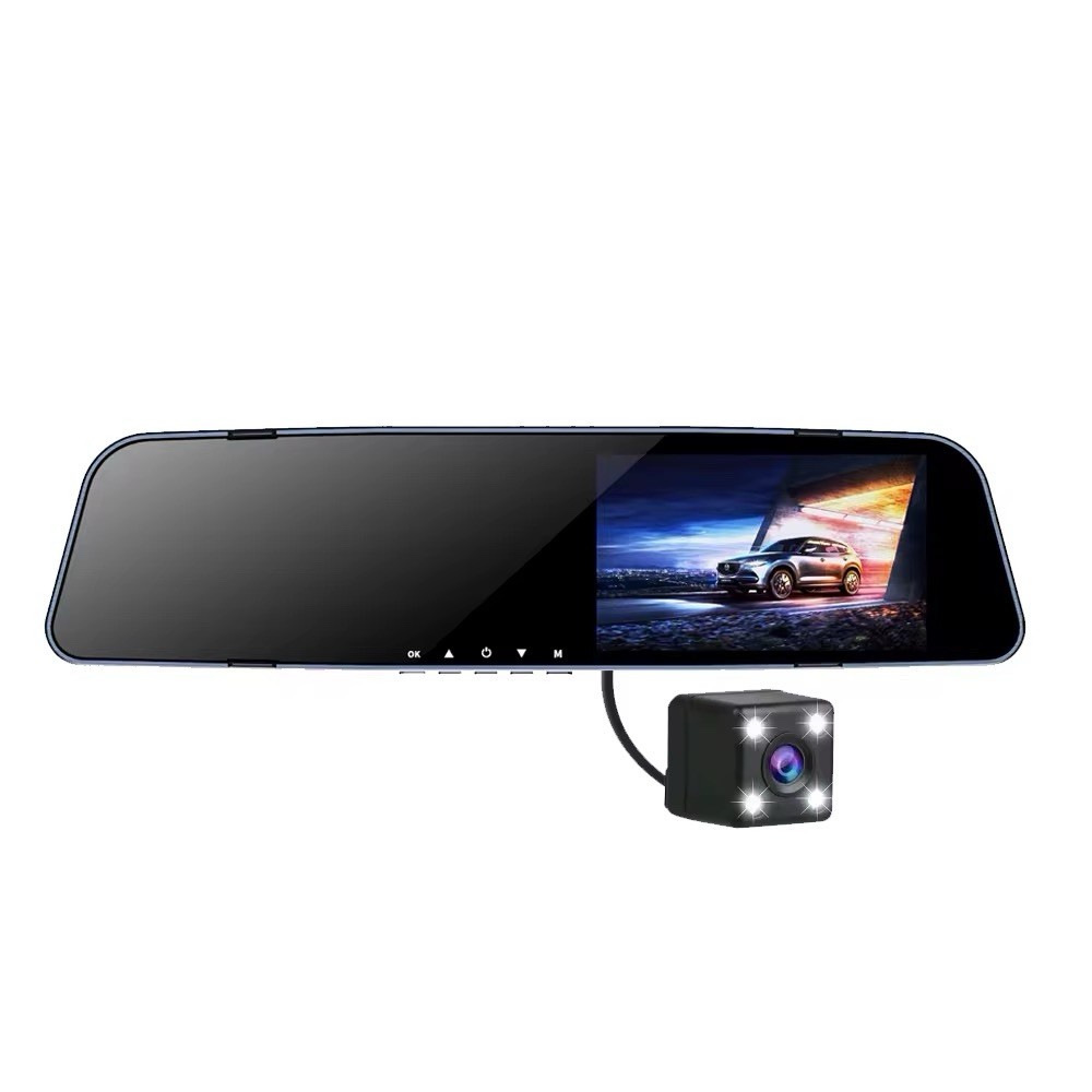 Cámara de Retro-Retrovisor Dash Cam 2 In 1 Front and Rear