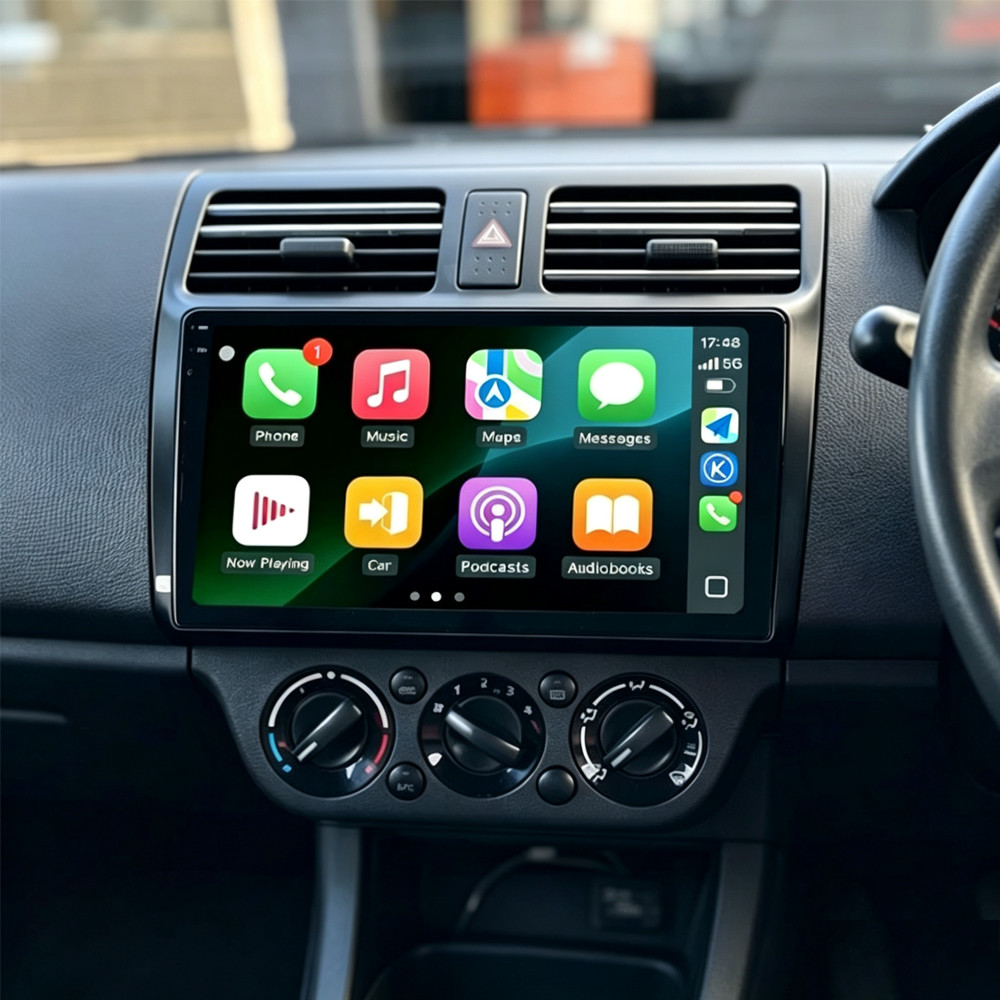 Wireless Carplay Android Auto Car Radio Head Unit Kit For Suzuki Swift 2005-2010