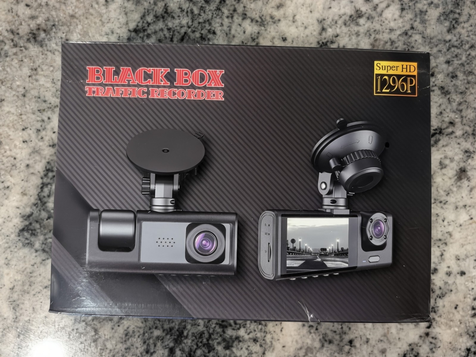 Black Box Traffic Recorder Car Dash Cam – Super HD 1296P Vehicle DVR Camera New