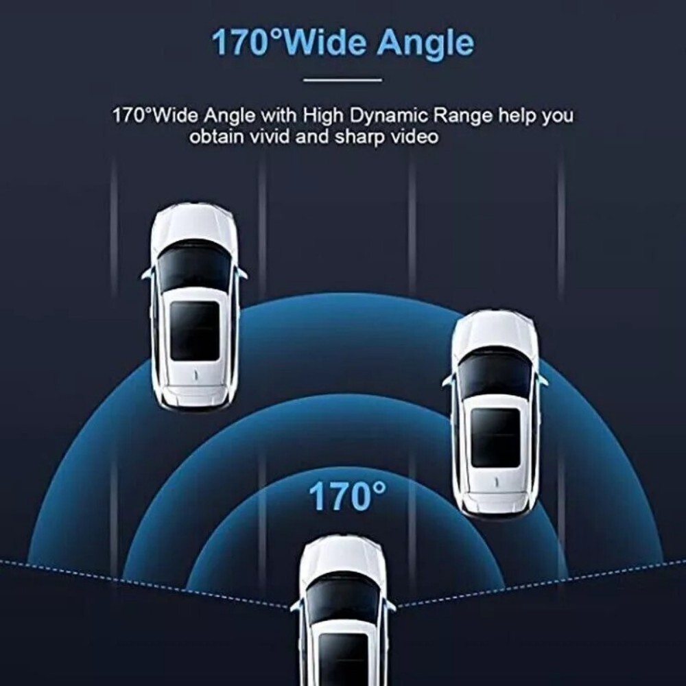 2.4” Full HD 1080P Dash Cam Car DVR Front or Rear Camera Night Vision G-sensor
