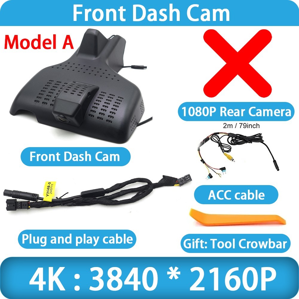for Trumpchi GAC GN8 Xiangwang M8 E9 2022-2026 4K Video Wifi DVR Dash Cam Camera