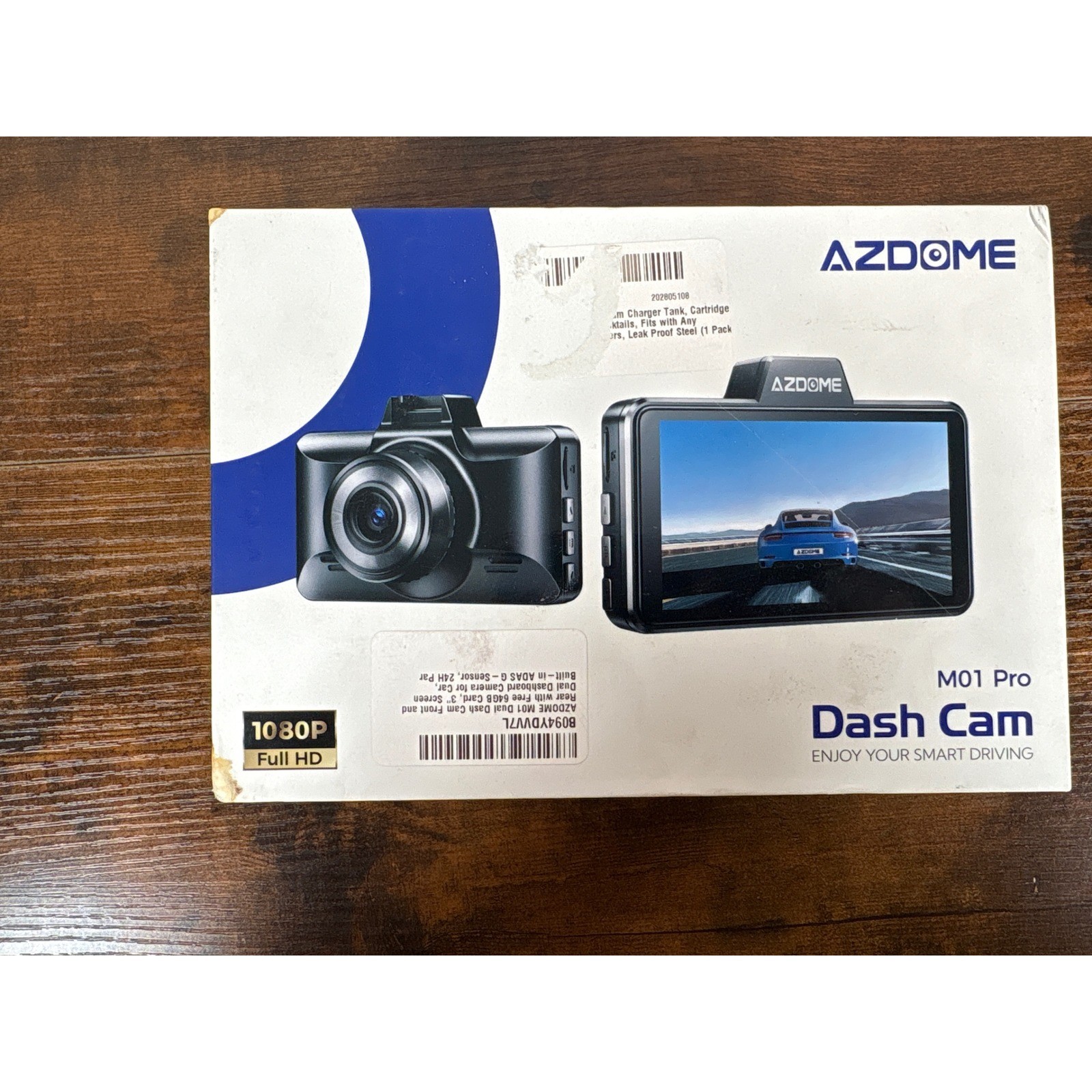 AZDOME M01 Pro Dash Cam 1080P Full HD 3 inch IPS Screen Dual Dashboard Camera
