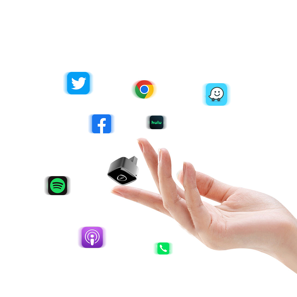 Wireless Carplay Adapter Android Auto Adapter Convert Wired to Wireless