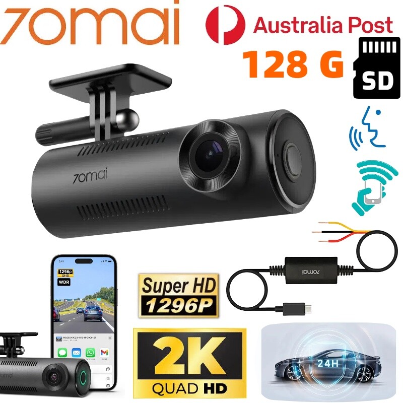 70mai M310 Car Dash Cam 2K HD APP Video Recorder Camera Dashcam DVR Hardwire kit