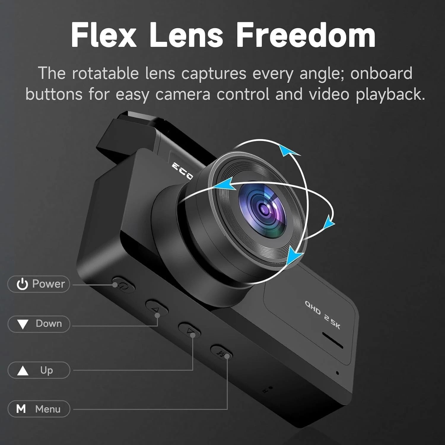 170° Wide Angle Car Camera with G-Sensor & 32GB Storage – Perfect for Safety
