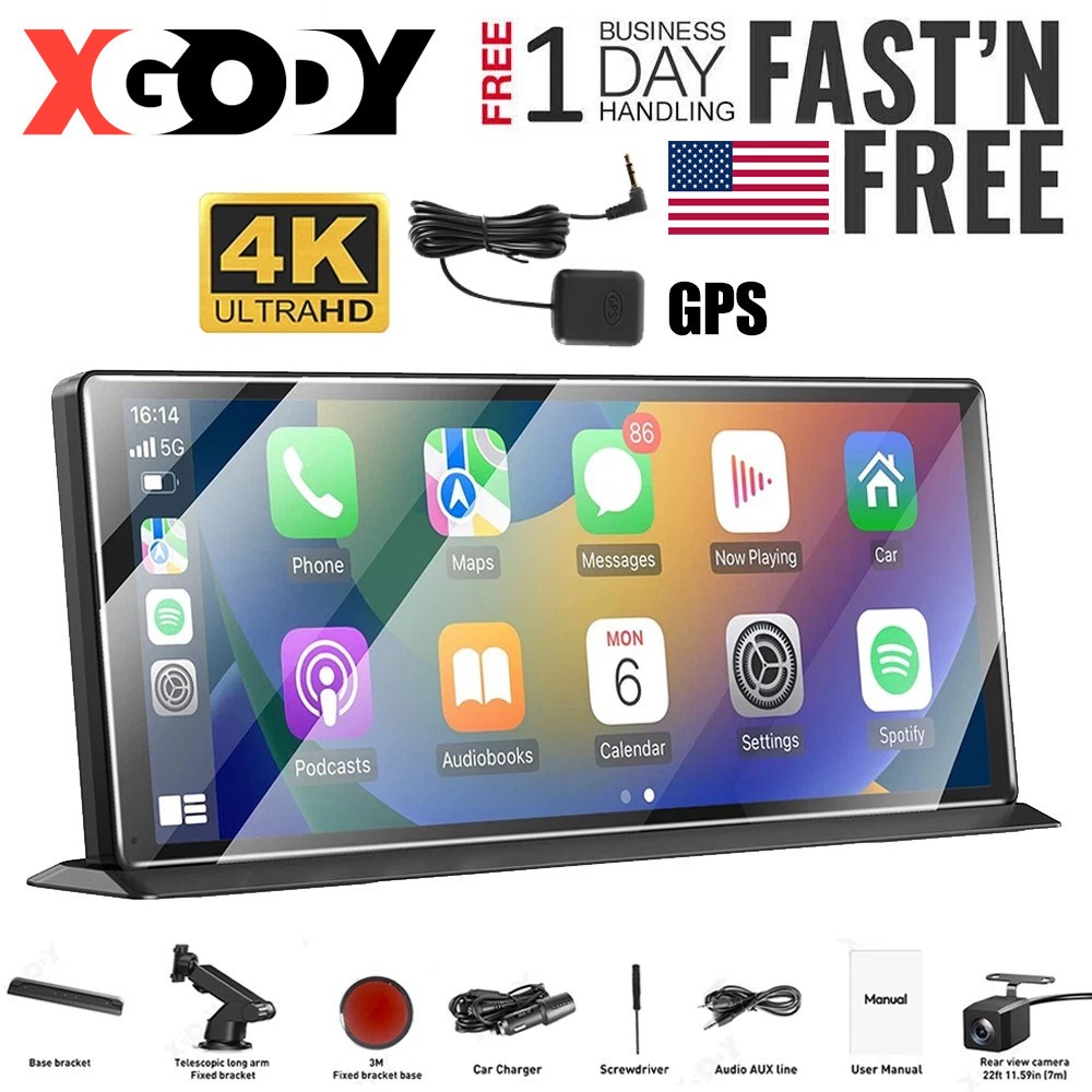 11.3inch Touch Wireless Apple Carplay Android Auto GPS Portable Car Stereo Radio