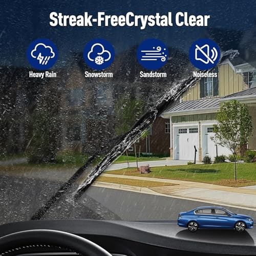 Front and Rear Windshield Wiper Blades, 3 Pcs Front and 2020-2024 For Benz GLE