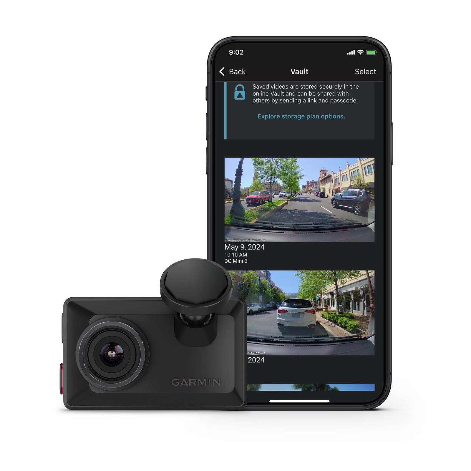 Garmin Dash Cam X310 4K Ultra HD 140-Degree FOV GPS Voice Control